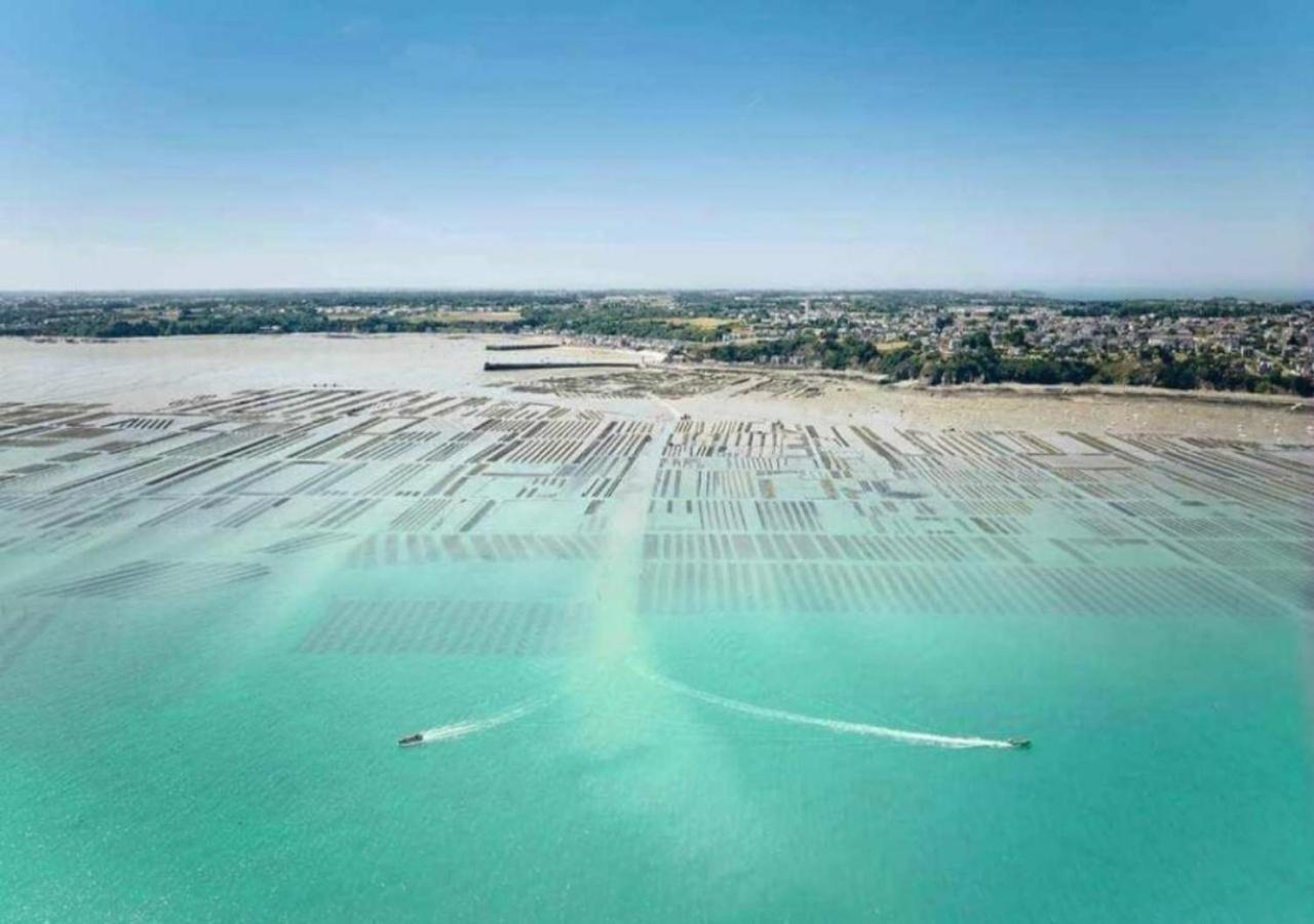 La Merveille By Mrodbnb - Appart Neuf - Vue Mer - 25M Plage & Resto - Cine - Cheminee - Popcorn Cancale Esterno foto